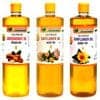Shreekrishna Cold / Wood Pressed Organic Groundnut,Sunflower,Safflower Oil 1 Litre (Pack Of 3) view 6