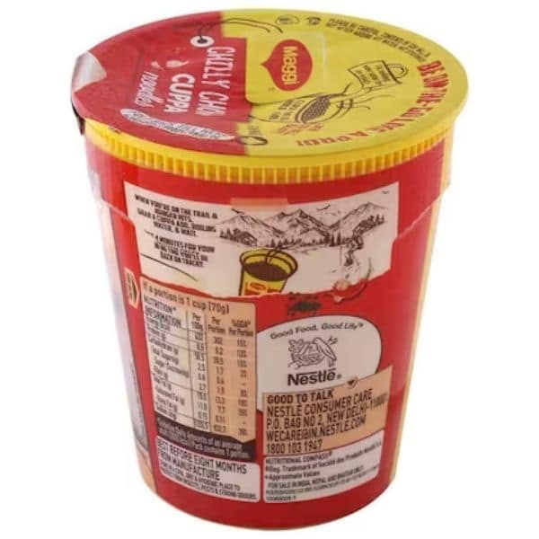 Maggi Cuppa Mania Chilli Chow Noodles 70 Gms view 3