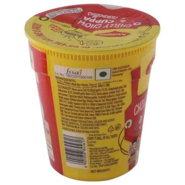 Maggi Cuppa Mania Chilli Chow Noodles 70 Gms view 4