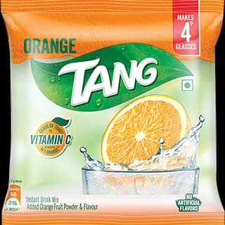 Tang Instant Drink Mix - Orange, 75 G Pouch