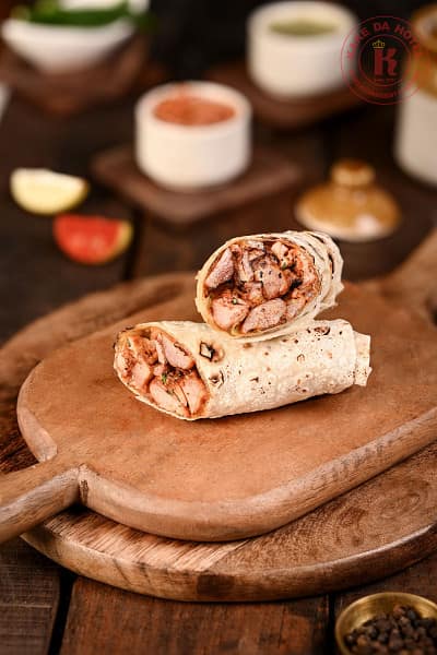 Chicken tikka roll