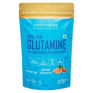 Myfitness 100% Pure Glutamine | 150g | Flavoured Glutamine Powder | 5000mg Per Serving | With Added Electrolytes