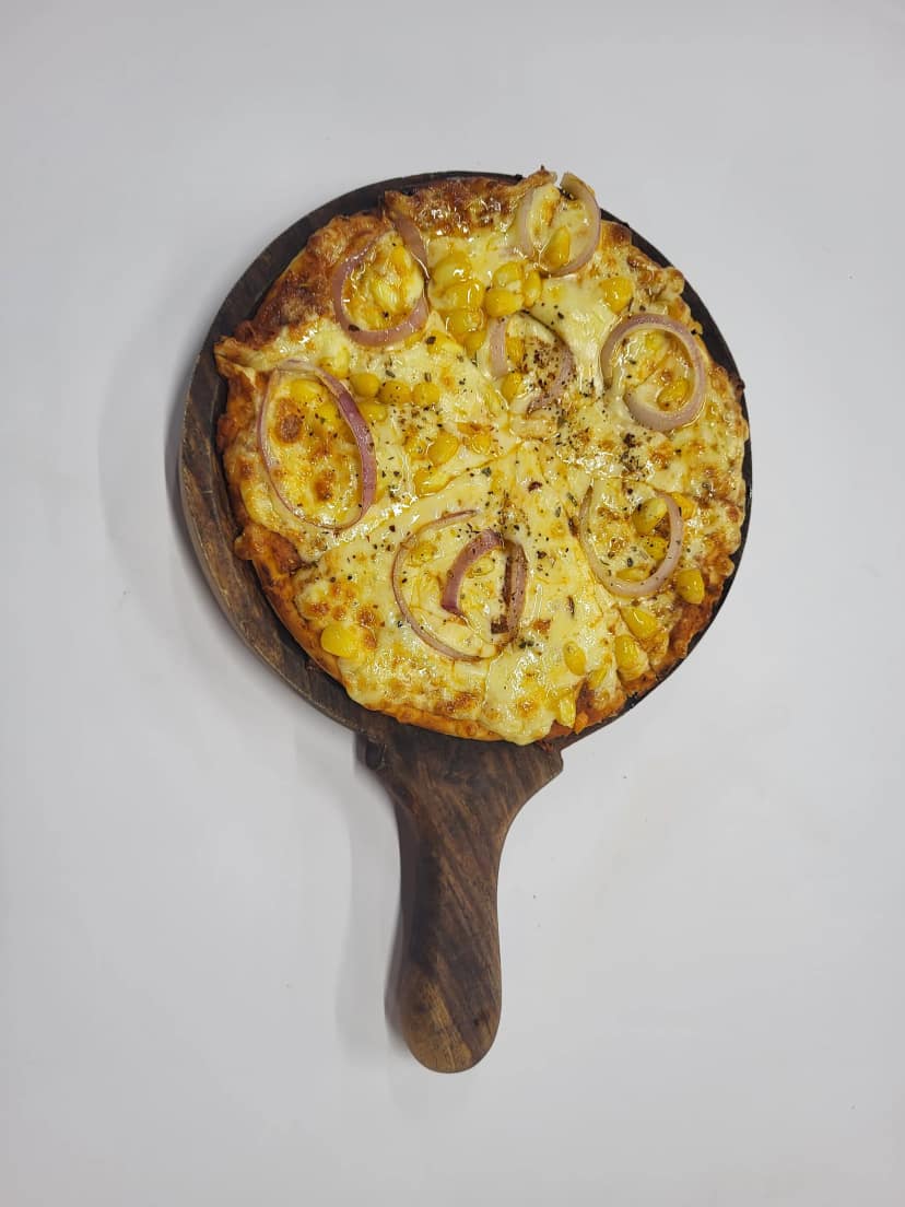 Corn And Onion Pizza
