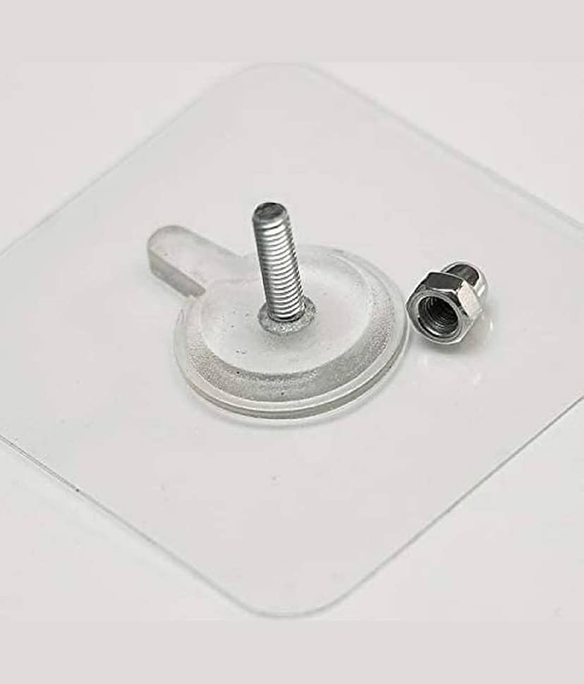 Gkboss Metal Hooks Self Adhesive Magic Sticker for Bathroom and Kitchen (Pack of 5) view 2