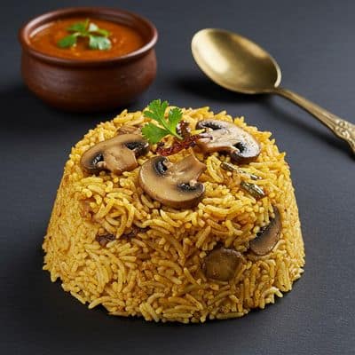 Mushroom Biryani (Small)