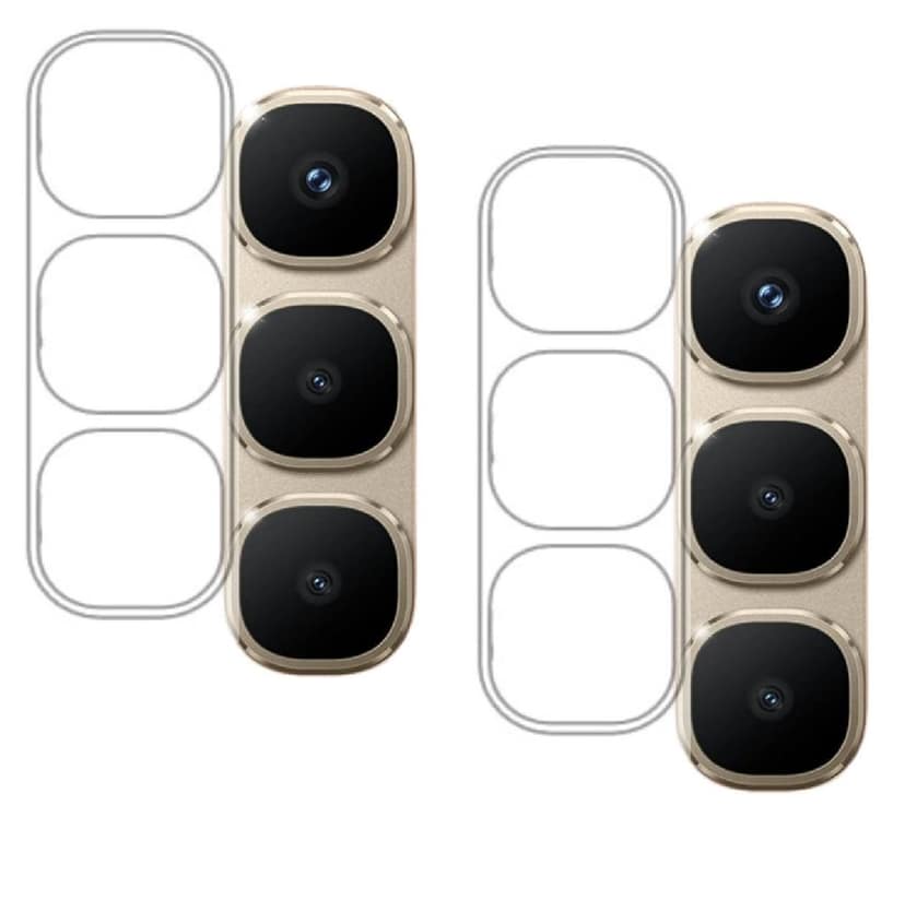 ISAAK Back Camera Lens Protector compatible for Infinix Hot 60 (Pack of 2)