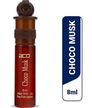 aco perfumes CHOCO MUSK Concentrated Attar Roll On 8ml