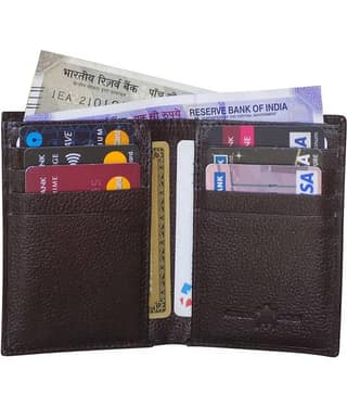 STYLE SHOES Leather Brown Atm, Visiting , Credit Card Holder, Pan Card/ID Card Holder , Pocket wallet Genuine Accessory for Men and Women