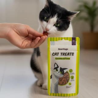 BearHugs Chicken & Tuna Non Veg Cat Treats - 35gm