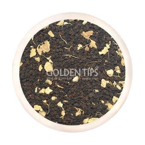 Golden Tips Ginger Chai Tea, Strong CTC Blend with Crushed Ginger, Spiced Masala chai for Digestion, Best with Milk, Ayurvedic Herbal chai, Bold & Aromatic Indian Tea (100 Gram, 50 cups) view 4