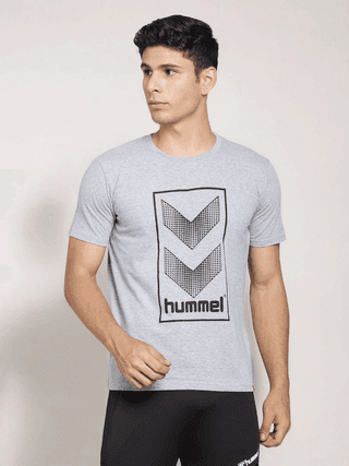 Sudo Men Cotton Grey Logo T-Shirt