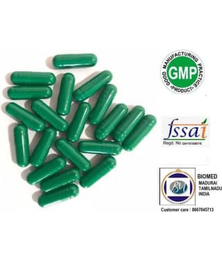 BioMed Empty Gelatin Capsules Green Capsule 1000 no.s