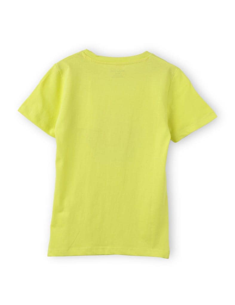 Boys T shirt Cotton Sulphur Spring Lime Monster Truck view 4
