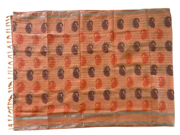 Linen Cotton Saree view 4