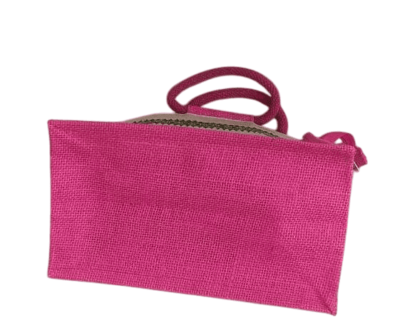 ATMAKUR Eco-Friendly Handcrafted Jute Lunch Bag with Warli Painting view 3