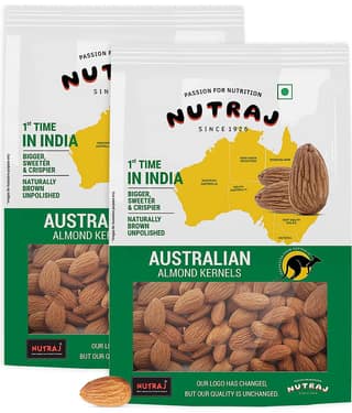 Nutraj Australian Almonds 1 Kg (500g X 2), Australian Badam 1 Kg
