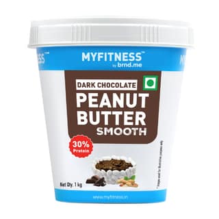 MyFitness Peanut Butter - Dark Chocolate | 30% Protein | Smooth | Rich Chocolate Peanut Butter Spread MyFitness Peanut Butter - Dark Chocolate | 30% Protein | Smooth | Rich Chocolate Peanut Butter Spread - 1 kg