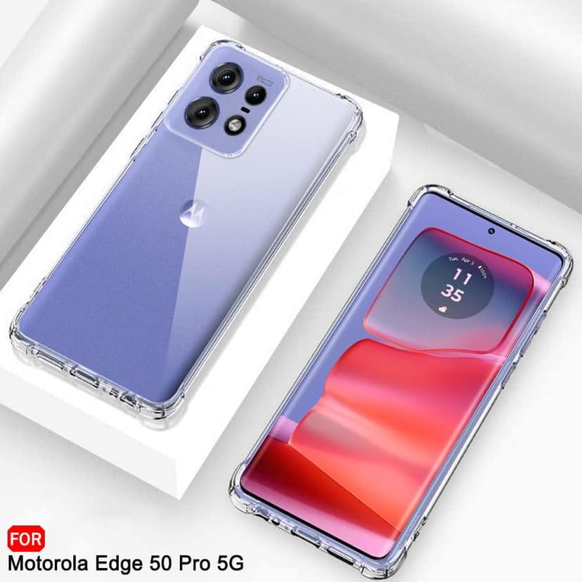 Starz for Moto Edge 50 Pro back Cover case transparent Shockproof view 4