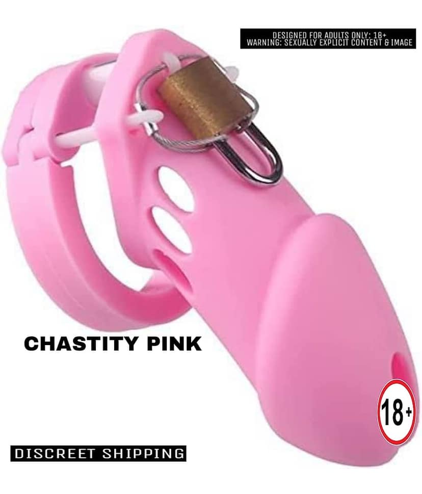 CHASTITY PLASTIC PINK For Men