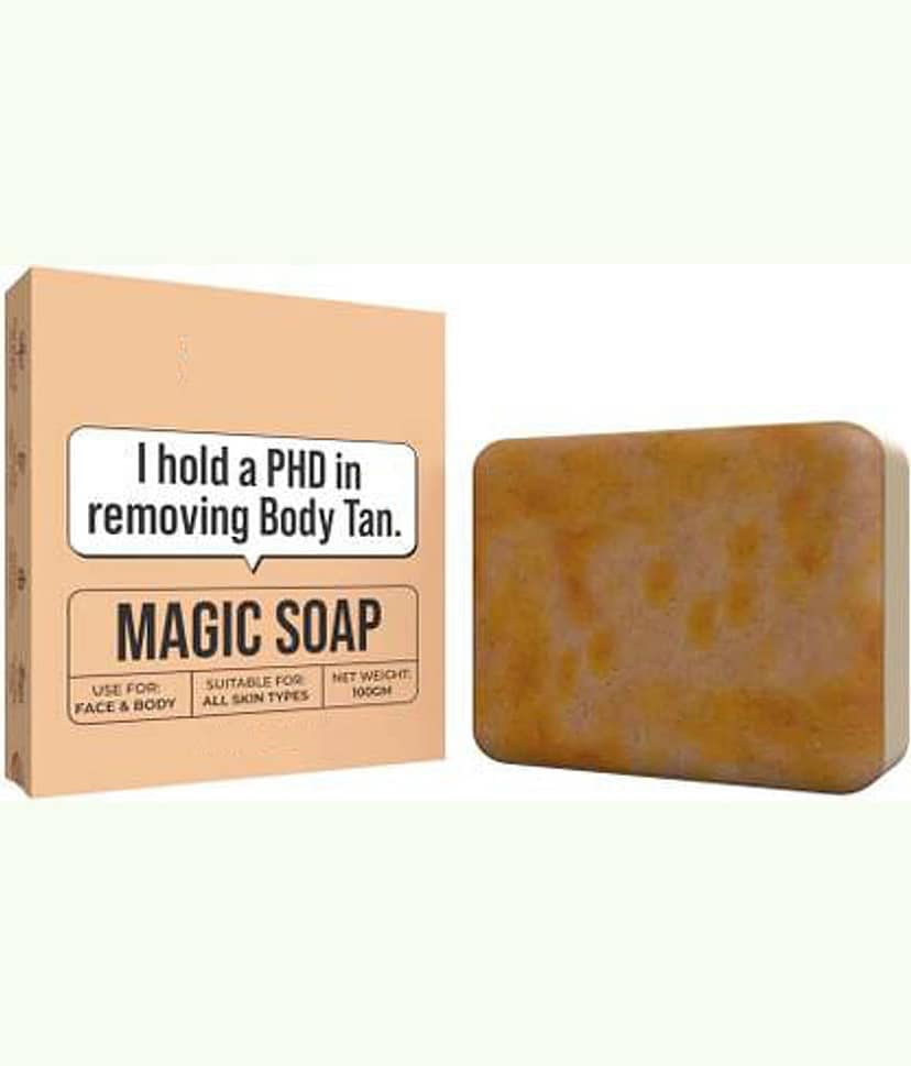 Mabilia Magic Sandalwood Saffron GharSoap Brightening Glowing Skin Deep Clean Removes Dirt Grime Paraben Free