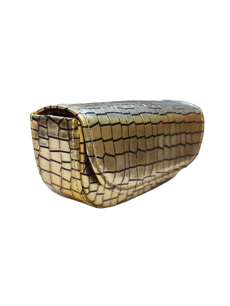 Vdesi Gold Croco Sunglass Case view 2