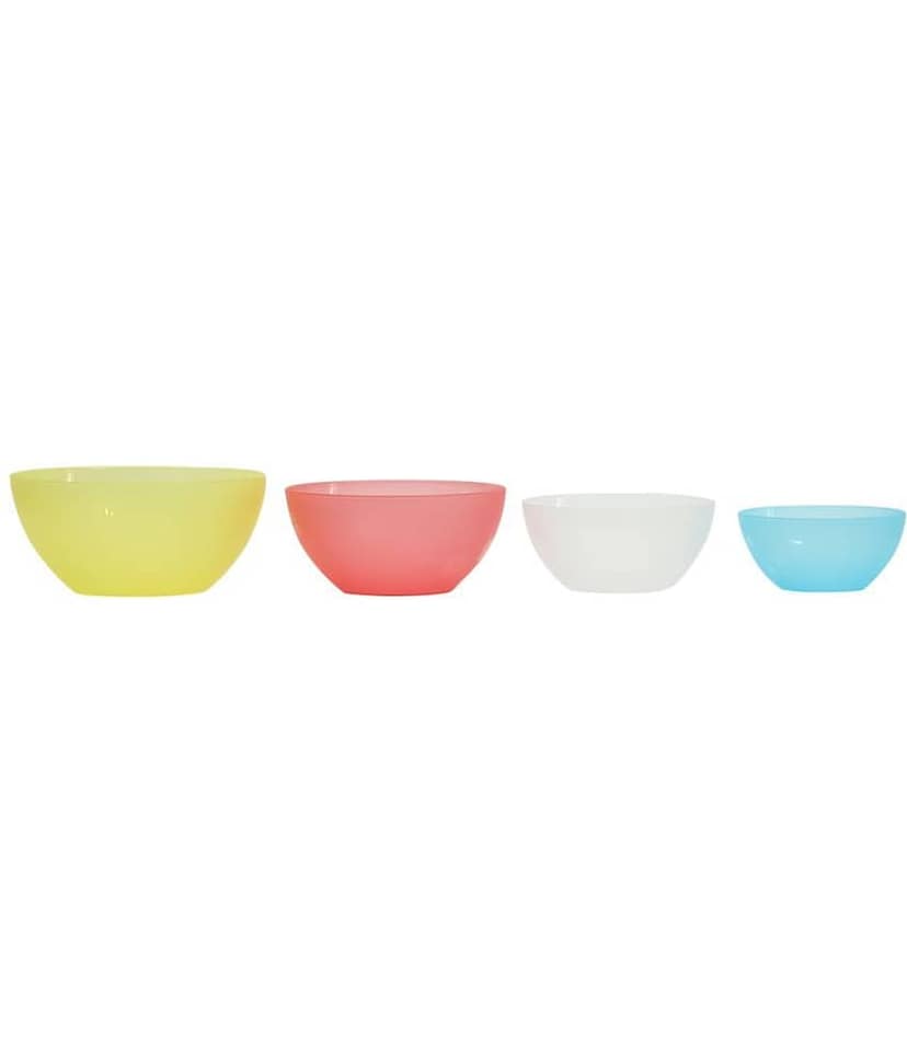 Jaypee Plus Plastic Mixing Bowl 4 Pc