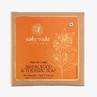 ashpveda Sandalwood & Turmeric Bathing Soap