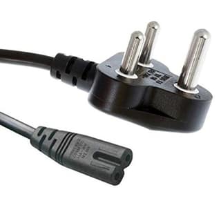 3 Pin Power Cable Cord for 2 Pin Adapter Charger