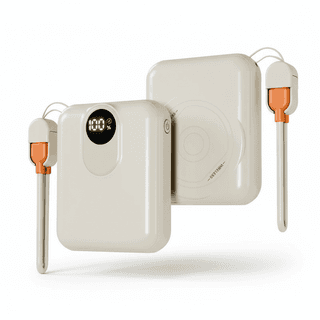 Lapcare Life 10000mAh Pocket Power Bank With 15W Mag-Safe Charging & Type C , Lightning cable (LOX-230)