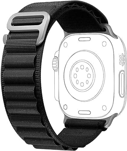 justly Smart Watch Strap Nylon G-Hook Alpine Loop Watch Straps Compatible For Watch Band Replacement Bands (42MM 44MM 45MM / 49MM Strap view 4