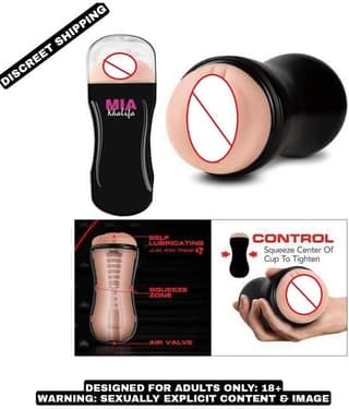 MIA MALE POCKET PUSSY MASTURBATOR CUP WITH FREE LUBE