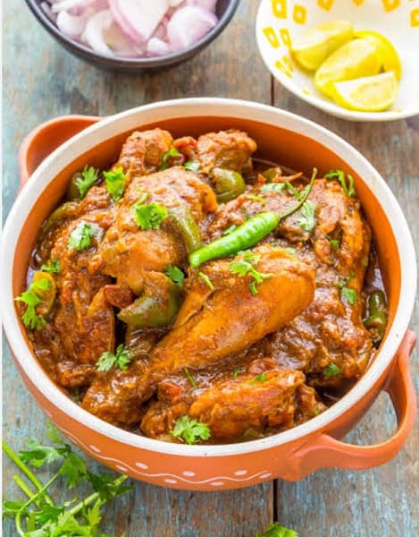 Kadhai chicken (4 pcs)