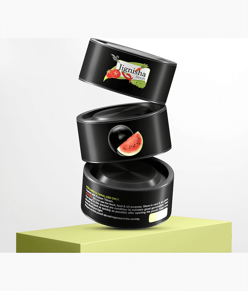 Jignisha Seeds Black Watermelon Fruit ( 10 Seeds ) view 2