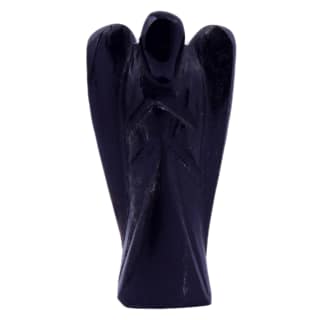 Black Obsidian Angel Angel for Chakra Healing, Crystal Healing, Reiki Healing, Meditation & Chakra Balancing for Unisex(KI_55) by Krishna Impex