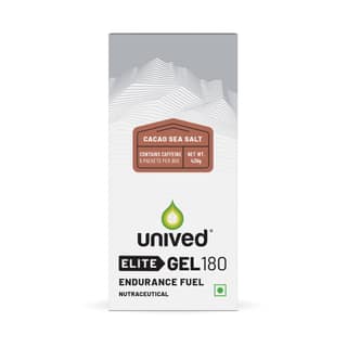 Unived Elite Gel 180 for Quick Energy, Stamina & Recovery Cocoa Sea Salt