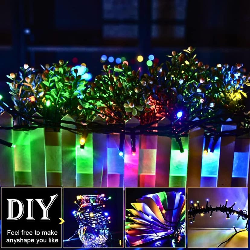 SAHAPECT Solar LED Light, 200 LED 22 Mtr Long, Multi Color Lights,Copper Wire, String Fairy LED Light Lamp view 4