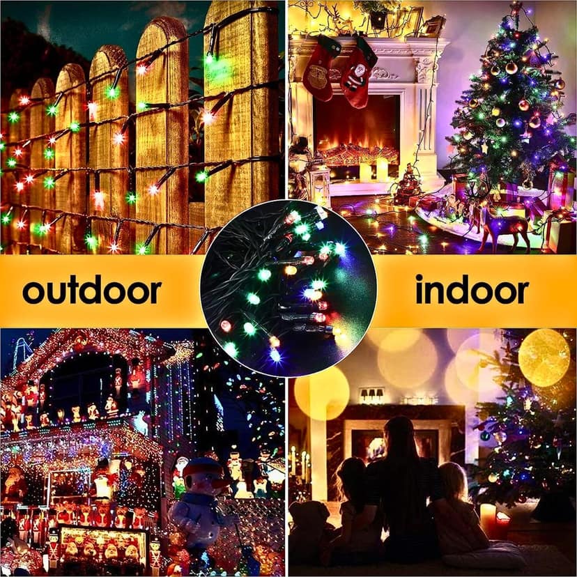 SAHAPECT Solar LED Light, 200 LED 22 Mtr Long, Multi Color Lights,Copper Wire, String Fairy LED Light Lamp view 5
