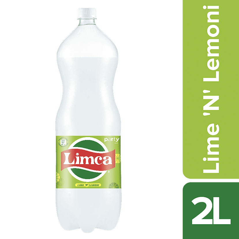 Limca Soft Drink - Lime & Lemon Flavoured, 2 L Pet Bottle