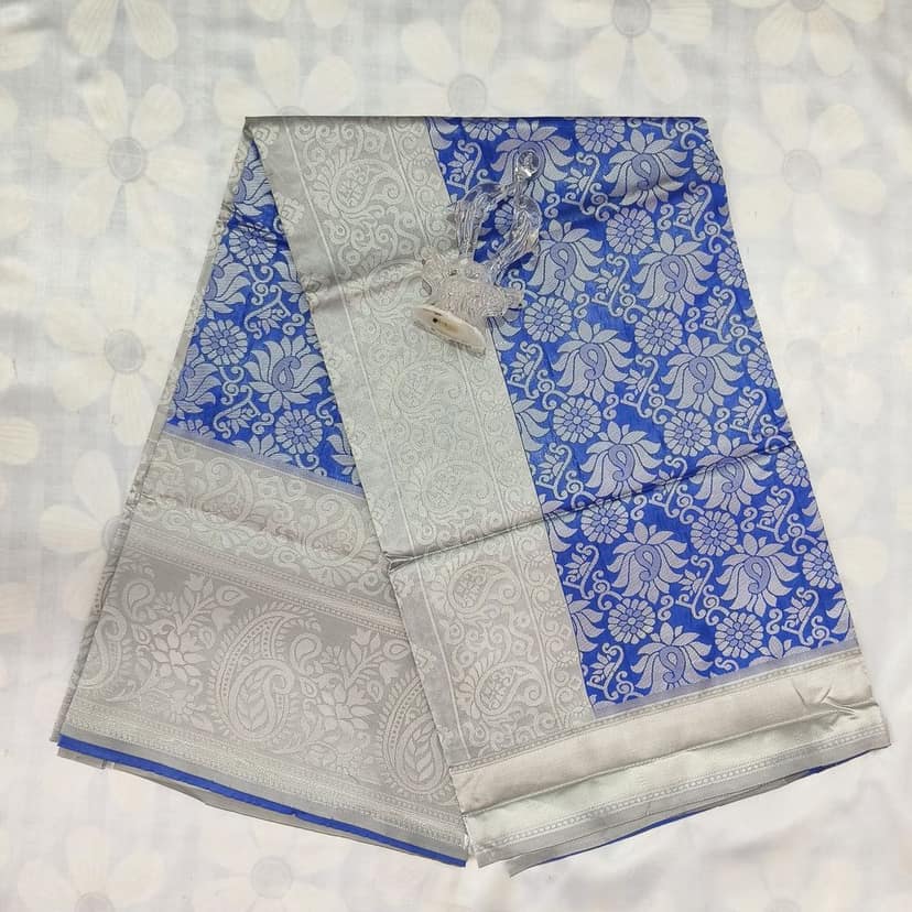 Tissue Silk Cotton Saree with Blouse view 2