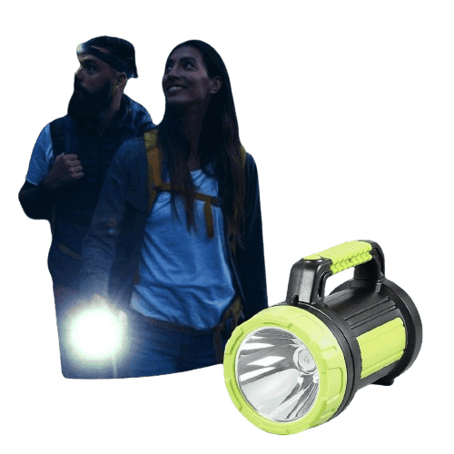 10W LED Torch|Energy Efficient|Lithium-Ion Battery|Diffused Side Light for Low Glare|Ultra Bright|Upto 6 Hours Runtime|Made in India|(Outrider)|Pack of 1 view 3