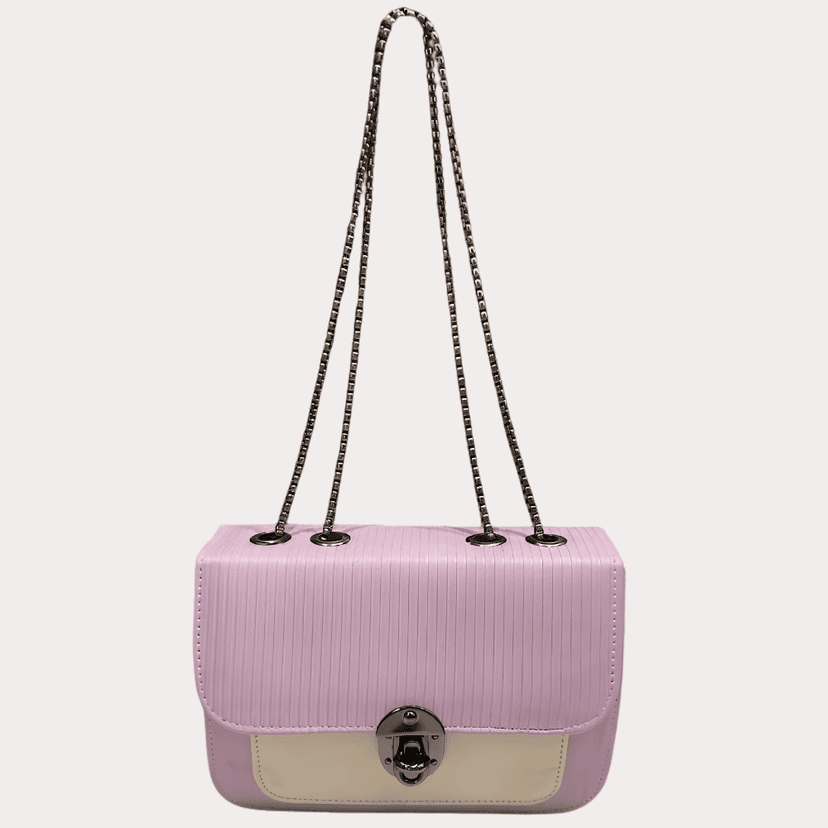 BlushAura Textured Pink Sling Bag for Women view 2