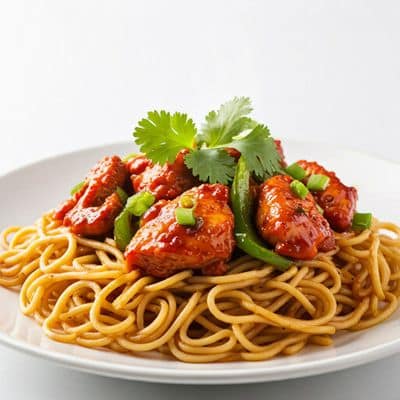 Schezwan Chicken Noodle