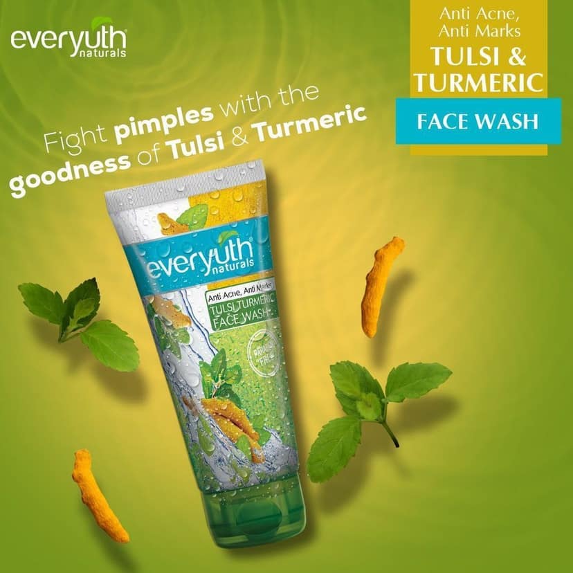EverYuth Tulsi Turmeric Face Wash (150 g) view 4