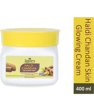 Zavers Haldi Chandan Skin glowing Cream_400ml