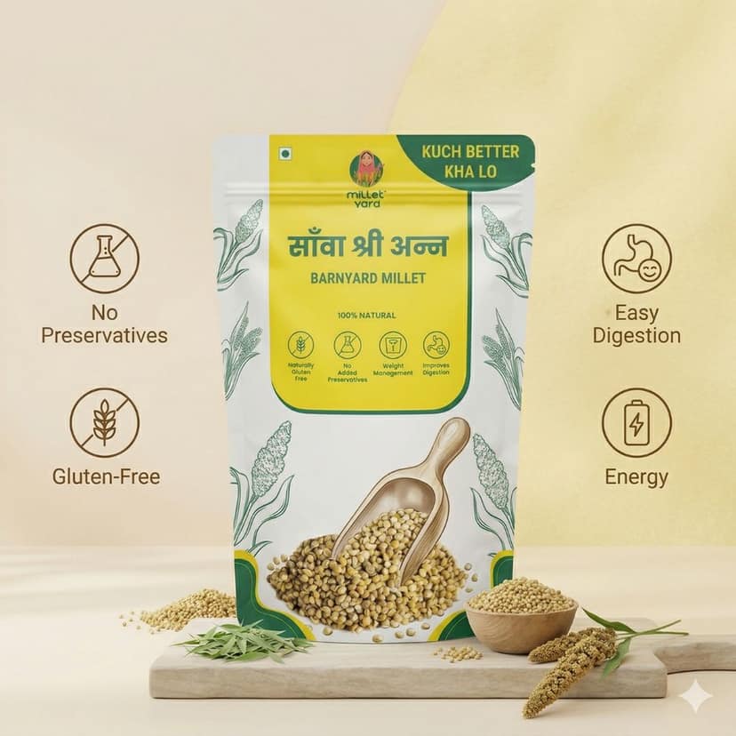 Millet Yard Barnyard Millet shreeanna 500 gram view 4