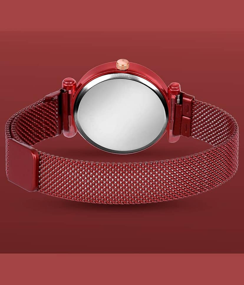 Trex Red Fabric Analog Womens Watch view 2