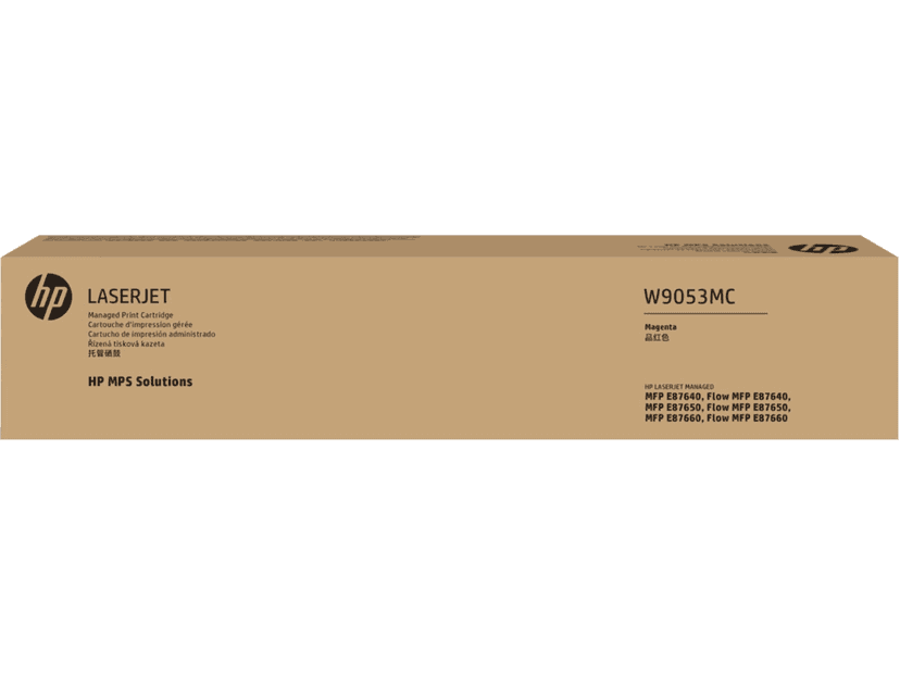 HP W9053MC Magenta Original LaserJet Toner Cartridge Compatible with HP Color LaserJet Managed E87640 E87650 E87660 Series Printers