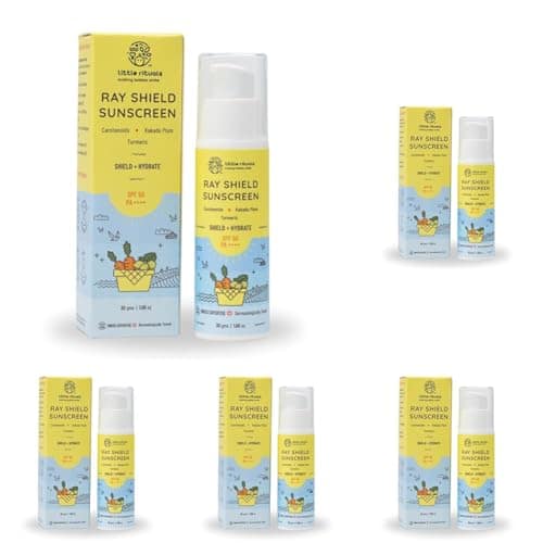 Little Rituals Baby Sunscreen for Kids 0-15 Yrs SPF 50 PA++++ Organic & Natural Lotion, UVA UVB IR, Blue Light, Wifi Radiation, Protection, Hypoallergenic, SWISS Tech, Daily Use Sunblock - 30gm Little Rituals Baby Sunscreen for Kids 0-15 Yrs SPF 50 PA+++ view 2