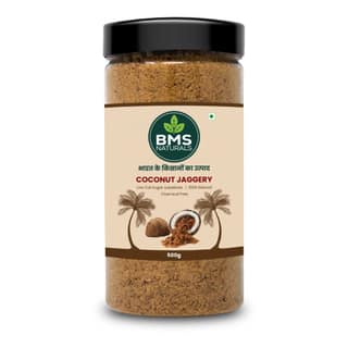 BMS Naturals Coconut Jaggery - 500g | Low Calorie, 100% Natural Sugar Substitute