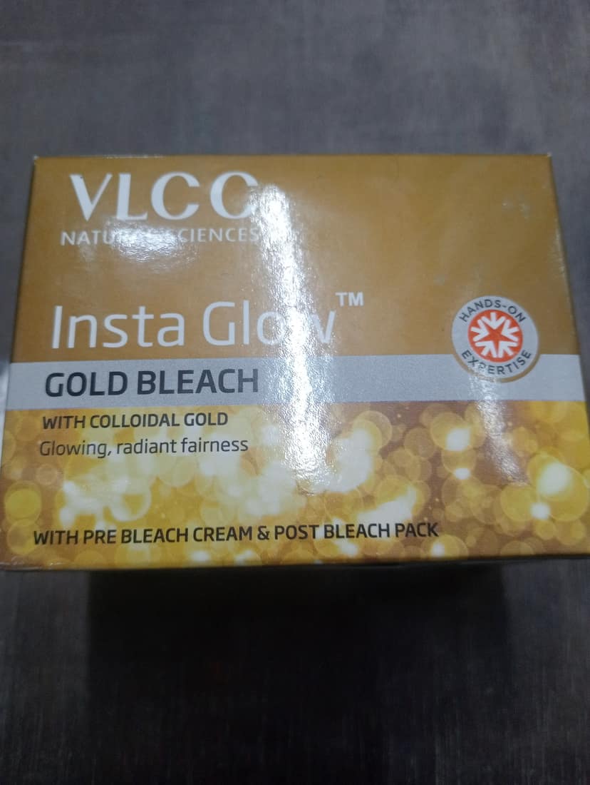 Vlcc insta glow gold bleach
